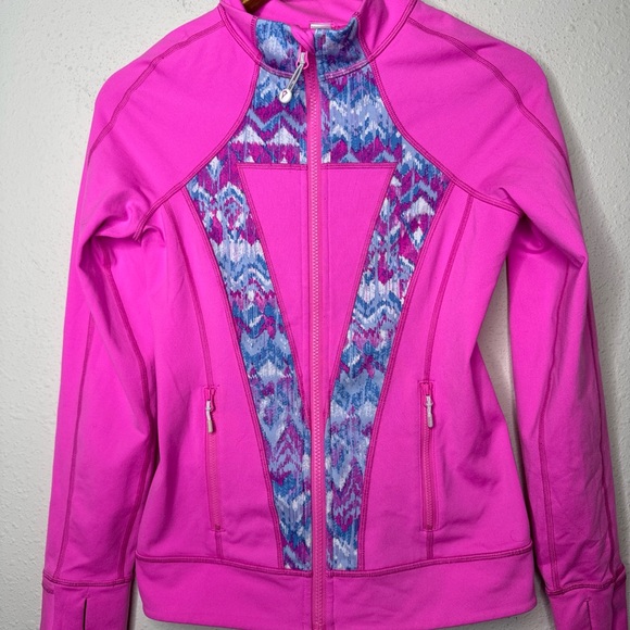 Ivivva by Lululemon Hot Pink Perfect Your Practice Full Zip Track Jacket 14 - Picture 5 of 15